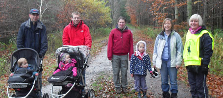 Fundraising in Bowmont Forest