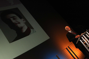 Mike Walton speaking at conference