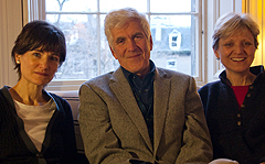 Alison and Jane Taubman with Michael Walton